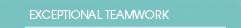 exceptional teamwork